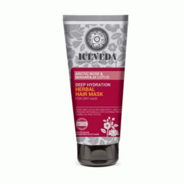 Masca de par intensiv hidratanta cu Trandafir Arctic si Lotus de Maharaja - 150 ml Iceveda
