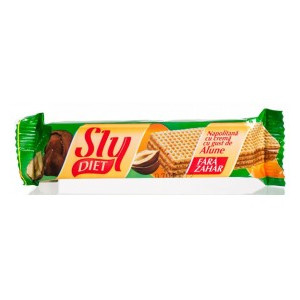 Napolitane cu crema de alune fara zahar - 20g