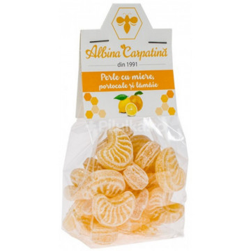 Perle cu miere, portocale si lamaie - 100 g
