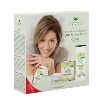 Set cadou Q10 si ceai verde