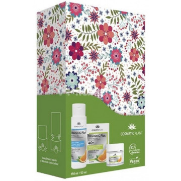 Set Cadou Vitamin C Plus 40+ Crema de Fata 40+ 50ml + Apa Micelara - 150ml