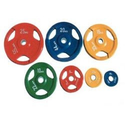 Set de discuri cauciucate de 110 kg