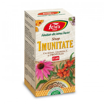 Sirop Imunitate cu miere si propolis F149 - 100 ml Fares