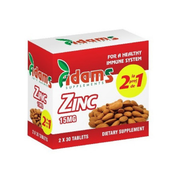 Zinc 15mg - 30 cpr 1 + 1 Gratis