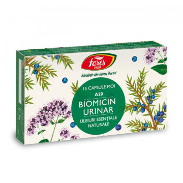 Biomicin urinar - 15 capsule moi - Fares