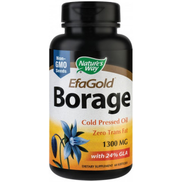 Borage 1300mg EfaGold - 60 capsule gelatinoase moi