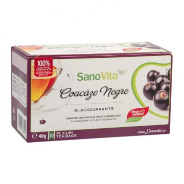 Ceai coacaze negre - 20 plicuri x 2g