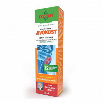 Crema-balsam Jivokost cu venin de albine, extract purificat de rasina Mumie - 125 ml