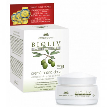 Crema BIOLIV ANTIAGING (Crema antirid de zi) - 50 ml