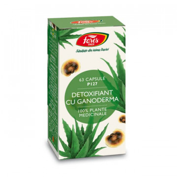 Detoxifiant cu Ganoderma - 63 cps Fares