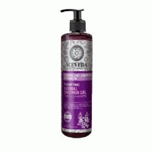Gel de dus de purificare cu Ienupar de Groenlanda si ulei de Argan - 280 ml Iceveda
