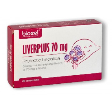 Liverplus protectie hepatica 70 mg - 80 cpr Bioeel