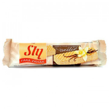 Napolitane cu crema de vanilie fara zahar - 20g