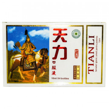 Natural Potent 4*10ml + Servetele pentru poteta TIAN LI