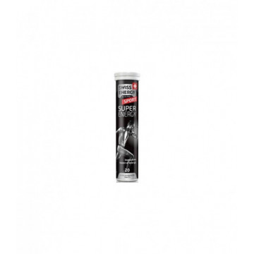 Swiss Energy Tablete Efervescente Super Energy cu Taurina, Cafeina si Guarana - 20 tab
