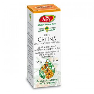 Ulei de Catina cu Galbenele si Sunatoare F158- 30 ml Fares