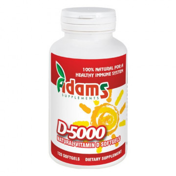 Vitamina D-5000 naturala - 120 cps