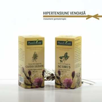 Tratament naturist - Hipertensiune venoasa (pachet)