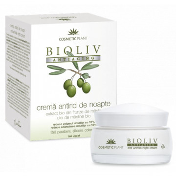 Crema BIOLIV ANTIAGING (Crema antirid de noapte) - 50 ml