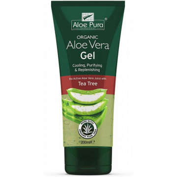 Aloe vera gel cu Arbore de ceai - 200 ml
