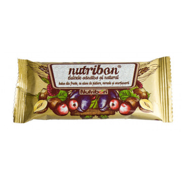 Batonul Nutribon cu alune - Cutie 24 batoane