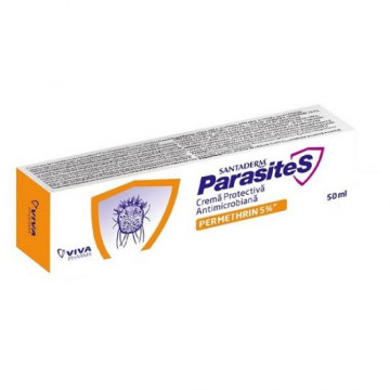 Crema protectiva antimicrobiana cu Permetrina 5% - 50 ml