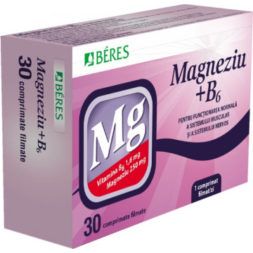 Magneziu cu B6 * Beres x 30 tb