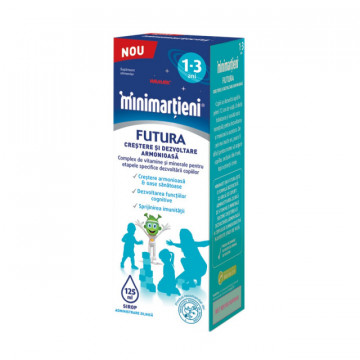 Minimartieni Futura 1-3 ani sirop - 125 ml