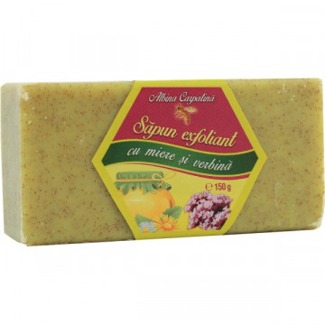 Sapun exfoliant cu miere si verbina - 150g