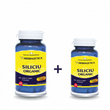 Siliciu Organic 60 cps + 10 cps Gratis