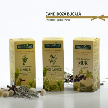 Tratament naturist - Candidoza bucala (pachet)