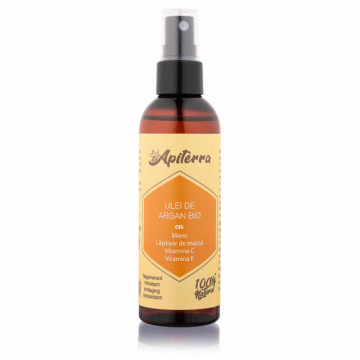 Ulei de argan bio cu miere si laptisor de matca Apiterra - 100 ml