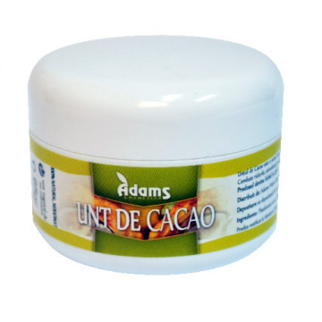 Unt de cacao ecologic - 65 g Adams Vision