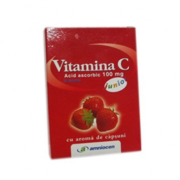 Vitamina C capsuni 100mg - 20 cps