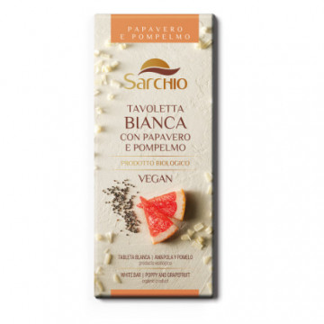 Ciocolata vegana fara gluten cu seminte mac si grapefruit eco-bio - 80 g
