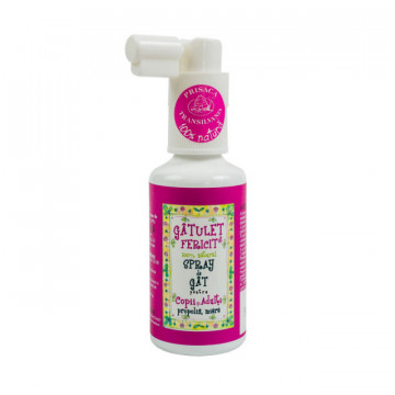 Gatulet Fericit spray de gat cu propolis copii - 50 ml