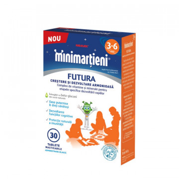 Minimartieni Futura 3-6 ani - 30 tablete