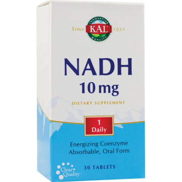 NADH 10mg 30 tablete filmate gastrorezistente (3 blistere cu 10 tablete)
