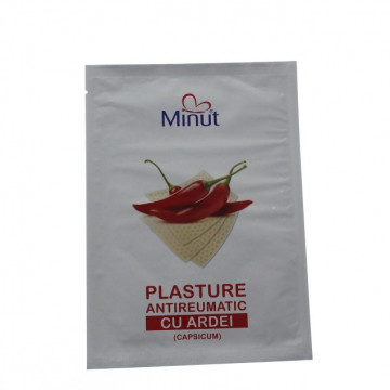 Plasture antireumatic cu ardei iute - 1 buc Minut