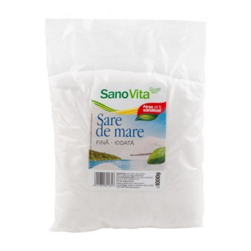 Sare de mare iodata fina - 1000g