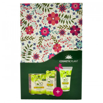 Set Cadou Q10, Crema antirid zi - 50 ml, Crema contur ochi -50 ml+ Crema maini - 100 ml