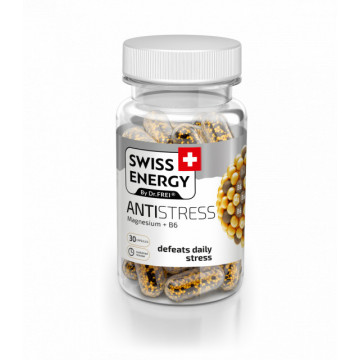 Swiss Energy Antistress (Magneziu + B6) - 30 cps