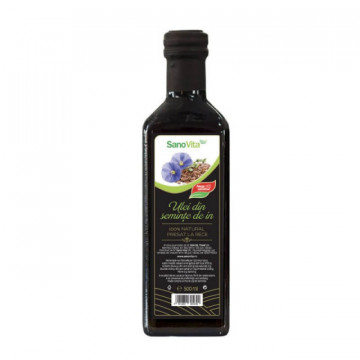 Ulei presat la rece de in - 500 ml Sano Vita