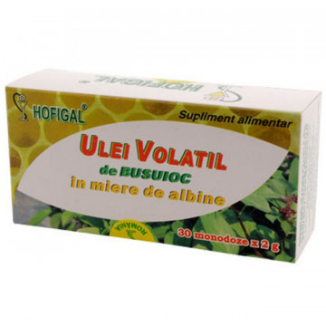 Ulei volatil de Busuioc în miere - 30 monodoze