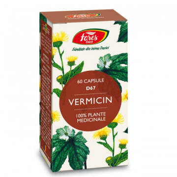 Vermicin (antiparazitar), D67 - 60 cps Fares
