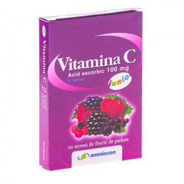 Vitamina C fructe de padure 100mg - 20 cps