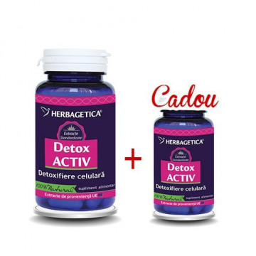 Detox Activ 60 cps + 10 cps Gratis