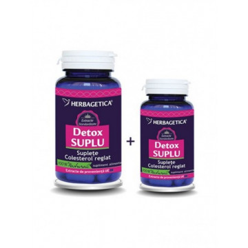 Detox Suplu 60 cps + 10 cps Gratis