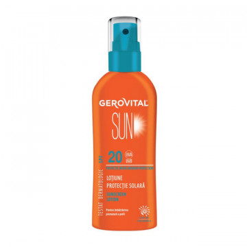 Crema protectie solara SPF 20 - 150 ml Gerovital Sun