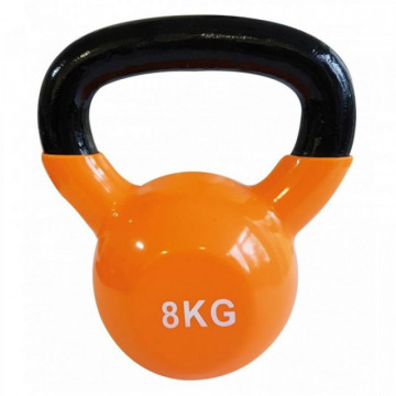 Gantera kettlebell portocaliu 8 kg SVELTUS
